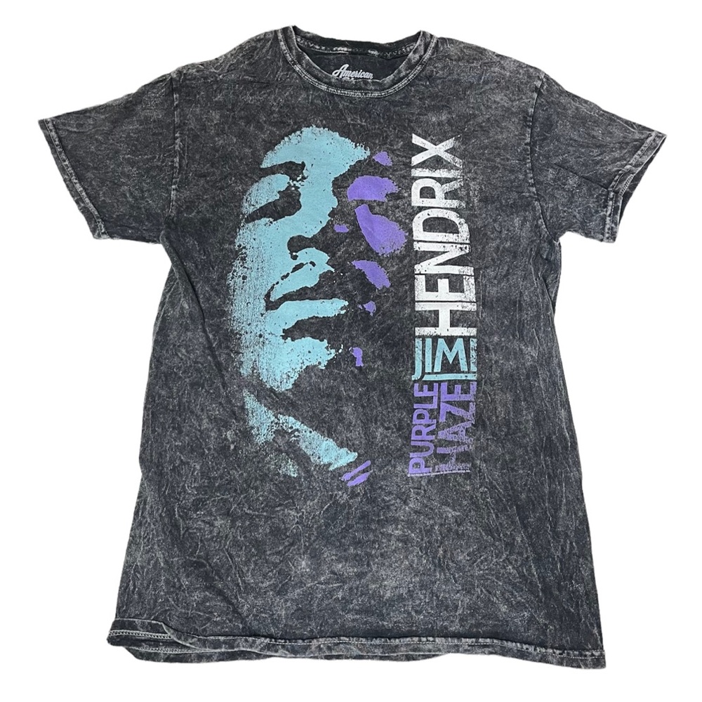 Jimi Hendrix Men's Purple Haze 3 T-shirt Charcoal